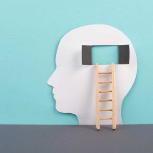 alt=escalera que da acceso al contenido del cerebro humano