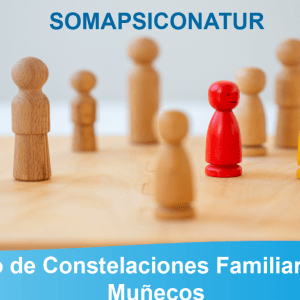 alt=imagen de figuras formando una constelación del Curso de Contelaciones Familiares con Muñecos