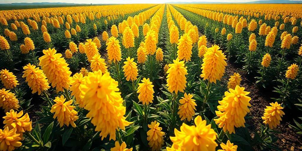 alt=plantas de rhodiola rosea en el campo para utilizar en la fatiga mental